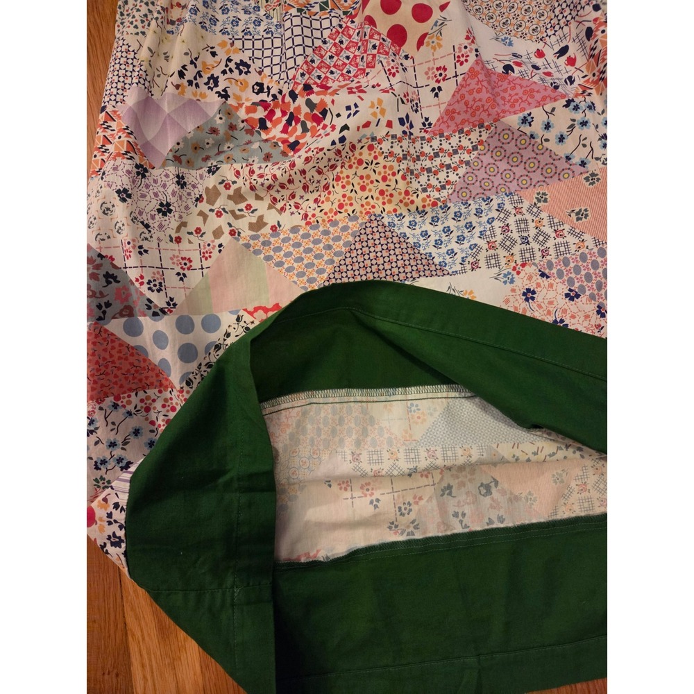 Carleen Anthropologie Patchwork Dress Prairie Cottagecore Rare Artisan Mini XS-S - Picture 12 of 13